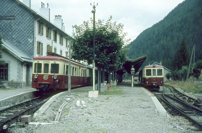 MC/SNCF Vallorcine, Perron, Bhf, 1967
