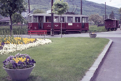 AOMC Monthey, Bahnhofplatz, 1963