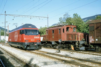 ÖBB Balsthal, De 6/6 + Lok 2000, 1992