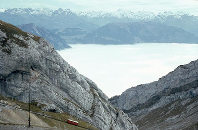 PB Vor Kulm, Titlis, Nebelmeer, 1965