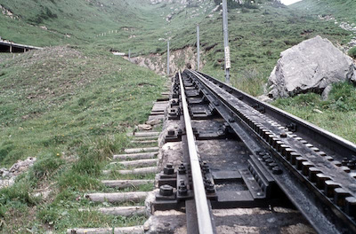 PB Tracé mit Zahnstange, 1957