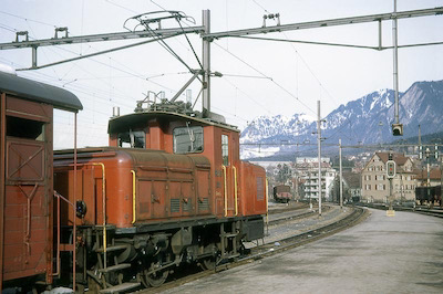 RhB Rangierlok, Chur, 1969