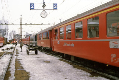 RhB Disentis, Glacier-Express, 1987
