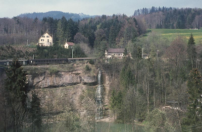 SBB Beim Pilgersteg, Jona, Linie Rüti-Wald, 1967