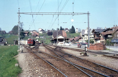 VHB Sumiswald, Bahnhof, 1967