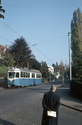 VBZ, Zürich, Be 6/6 1801 (Prototyp), Aufnahme 1965