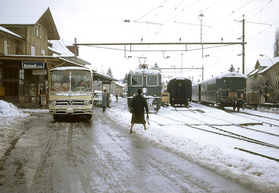 SBB Beinwil am See, Autocar B.-Mosen, 1970