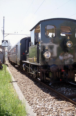 SBB Beinwil am See, 3.8 %, Dampflok, 1995