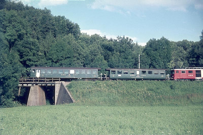 SBB Wynenbrücke ob Menziken, 1974