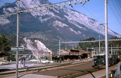 RhB Reichenau Bahnhof, Calanda, 1968
