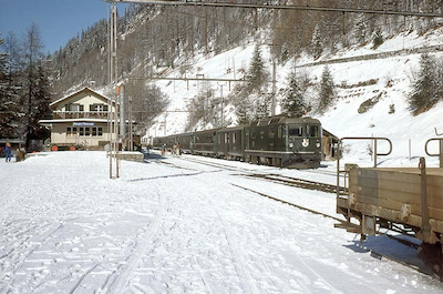 RhB Station Bergün, 1979