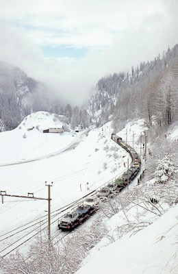 RhB Bergün, Autozug, 1979