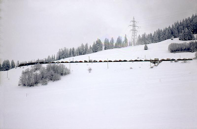 RhB Autozug ob Bergün, 1979