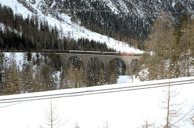 RhB Preda-Bergün, offene Schleife, 1979