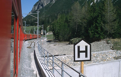 RhB Preda, Doppelspur, 1998