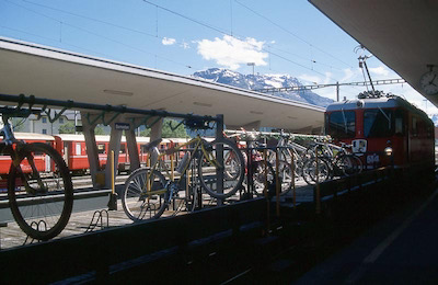 RhB Samaden, Velowagen, 1997