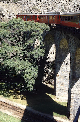 RhB Kreiskehre Brusio, 1984