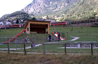 RhB Brusio, Spielplatz, 2001