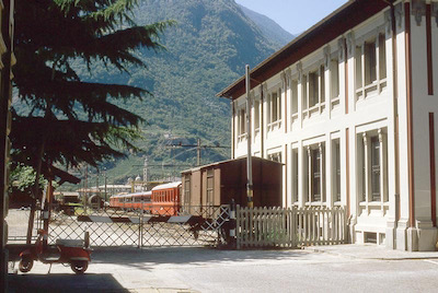 RhB Tirano, Bahnhofgebäude, 1984