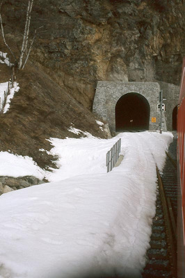 RhB Susch, Vereinatunnel, 1999