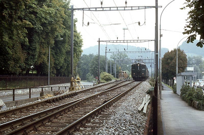 SBB Luzern, Ausweiche Würzenbach, Apr. 1983