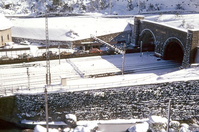 SBB Göschenen, Autozug, 1970