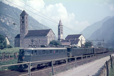 SBB Giornico, Ae 6/6, Ae 8/14, 1967