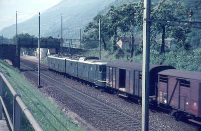 SBB Ae 8/14, Giornico, 1967