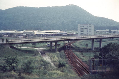 SBB, Strecke Bellinzona-Chiasso, Balerna, Güterlinie, N2, Aufnahme 1970