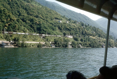 SBB, Lago Maggiore, Strecke Bellinzona-Luino, Aufnahme 1960