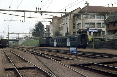 SBB, Lengnau, Ae 4/7, Aufnahme 1975
