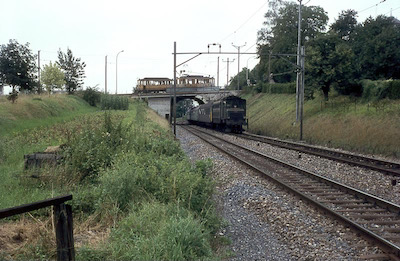 SBB Dornach, Hispania mit Ae 3/6 I, BEB, Aufnahme 1965
