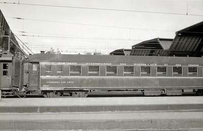 SBB, Zürich, CIWL-Schlafwagen, Aufnahme 1957