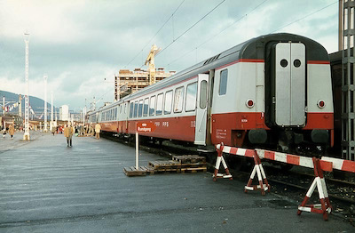 SBB, Aarau Gais, Swiss-Express Wagen, Aufnahme 1974