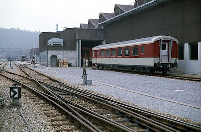 SBB, Olten, Salonwagen, Aufnahme 1981