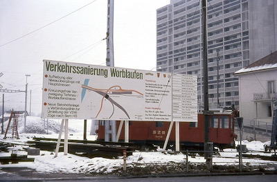 SZB, Worblaufen, Gem 4/4 32, Aufnahme 1968