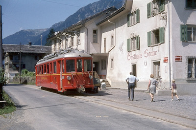 SeTB, Engi Hinterdorf, BDe 4/4 6, Aufnahme 1968